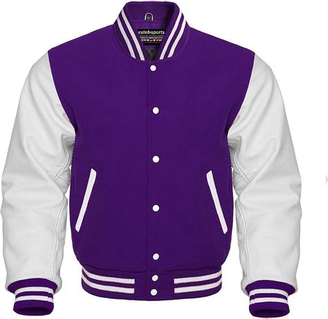 The sizing stated here is the best known information. . Letterman jacket amazon